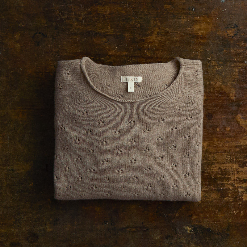 Meadow Women's Sweater - Superfine Lambswool - Feather