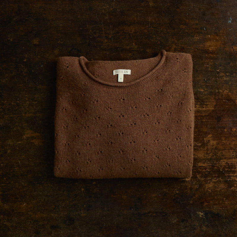 Meadow Women's Sweater - Superfine Lambswool - Hazelnut