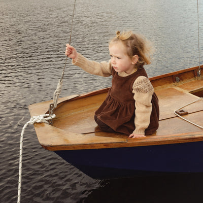 Aspen Dress - Cotton Corduroy - Squirrel