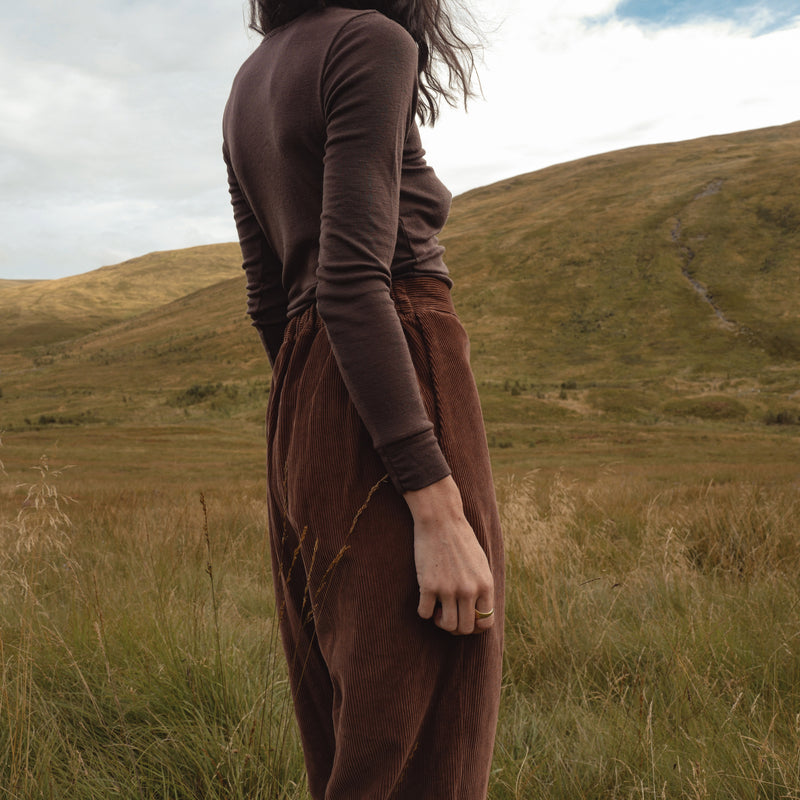 Blackthorn Women's Trousers - Cotton Corduroy - Squirrel