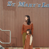 Cropped Isle Women's Sweater - Donegal Wool - Cinnamon