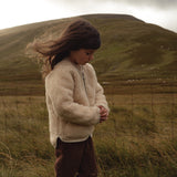 Oribi Jacket - Wool Teddy Fleece - Oatmeal