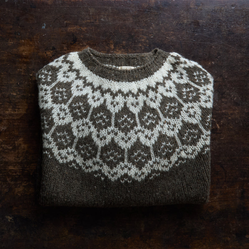 Norse Women's Sweater - Donegal Wool - Granite