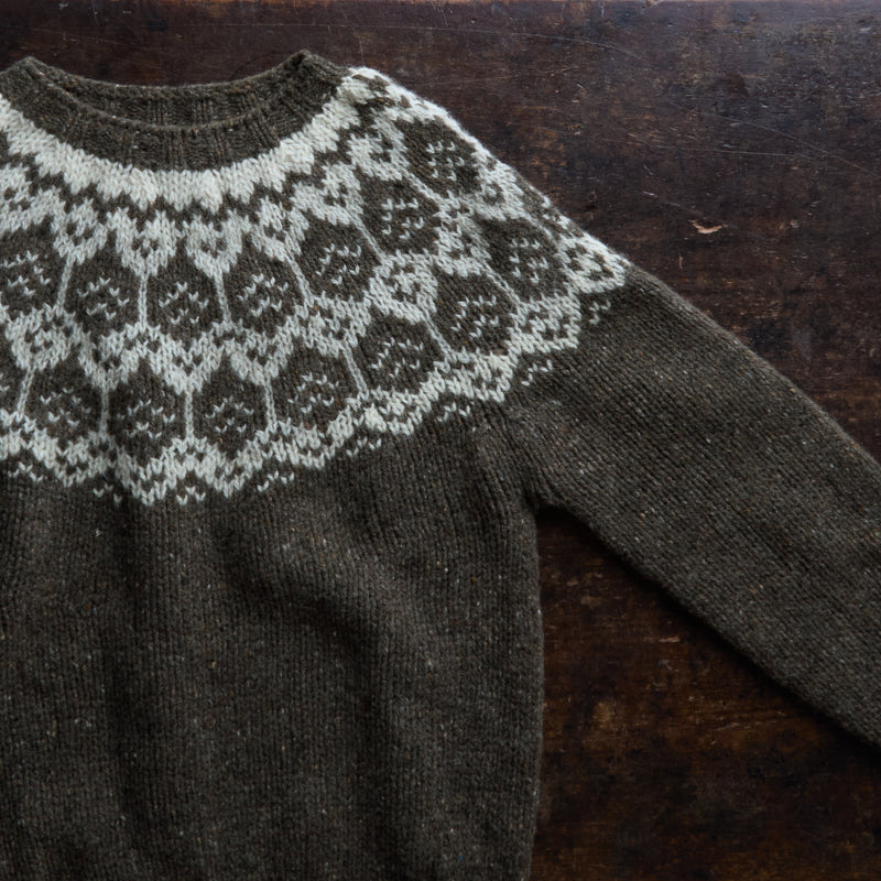 Norse Women's Sweater - Donegal Wool - Granite