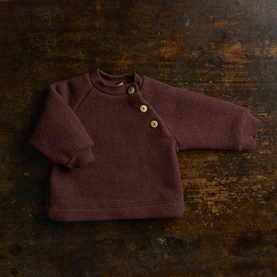 Puffin Baby & Kids Sweater - Merino Wool Fleece - Fig