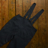 Roam Women's Trousers/Dungarees - Boiled Merino Wool - Anthracite