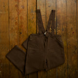 Roam Women's Trousers/Dungarees - Boiled Merino Wool - Hazelnut