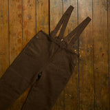 Roam Women's Trousers/Dungarees - Boiled Merino Wool - Hazelnut