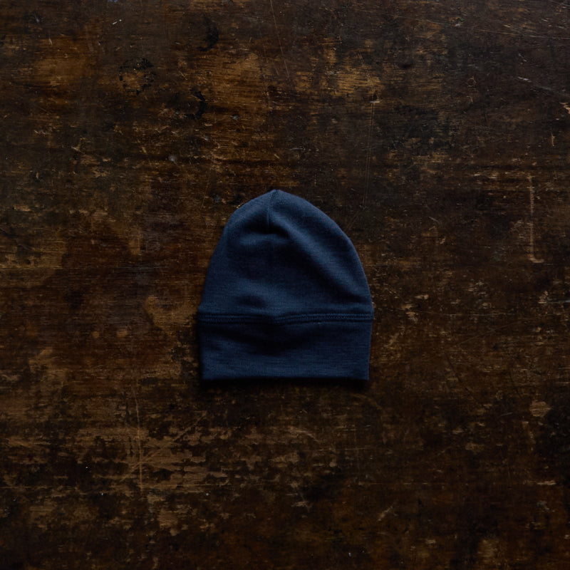 Rook Baby & Kids Beanie - Merino Wool & Silk - Night Ocean
