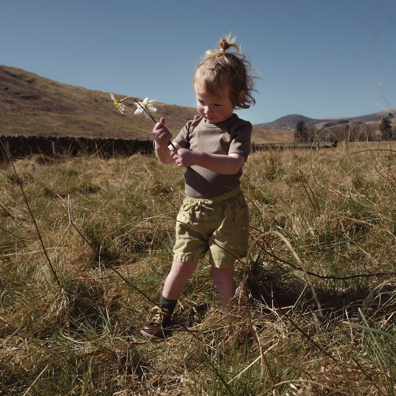 Acuta Baby Body - Cotton Pointelle - Timber