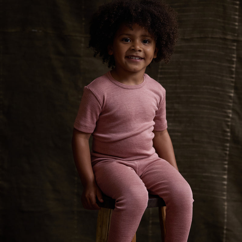 Smew Top - Merino Wool & Silk - Orchid