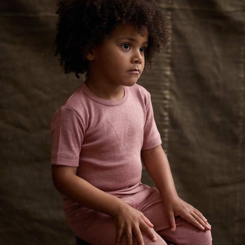 Smew Top - Merino Wool & Silk - Orchid