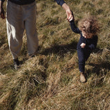 Stork Baby Pyjamas - Cotton Pointelle - Midnight