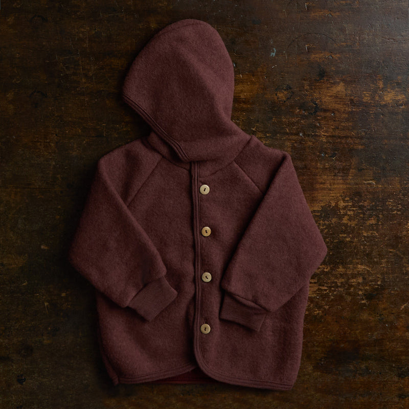 Tinker Baby & Kids Jacket - Merino Wool Fleece - Fig