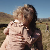 Wren Top - Cotton Pointelle - Peony