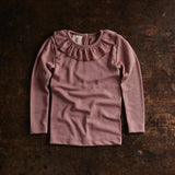 Wren Top - Merino Wool & Silk - Orchid