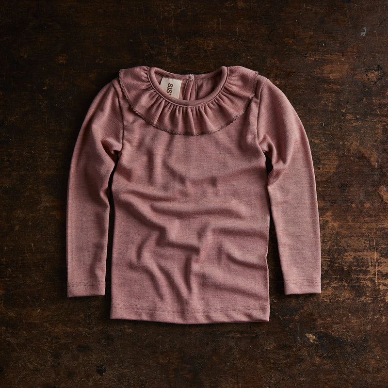 Wren Top - Merino Wool & Silk - Orchid