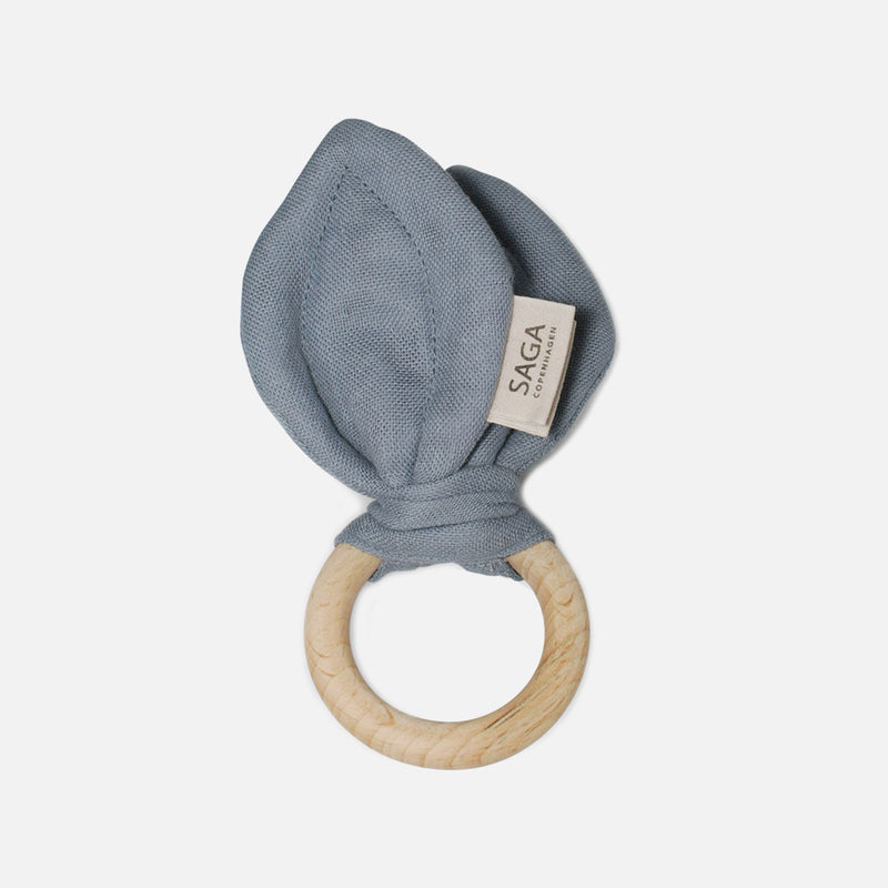 Cotton Groa Teething Ring -  Moonlight Blue