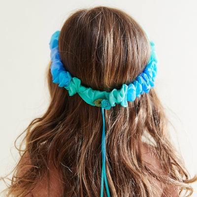 Silk Garland Headband - Sea