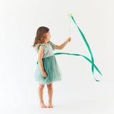 Silk Large Dragon Streamer - Green