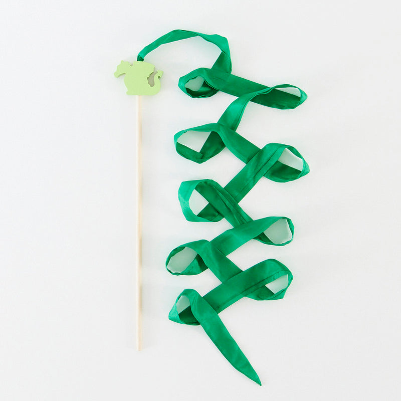 Silk Large Dragon Streamer - Green