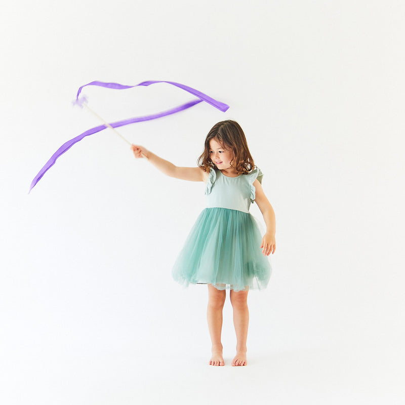 Silk Large Unicorn Streamer - Purple