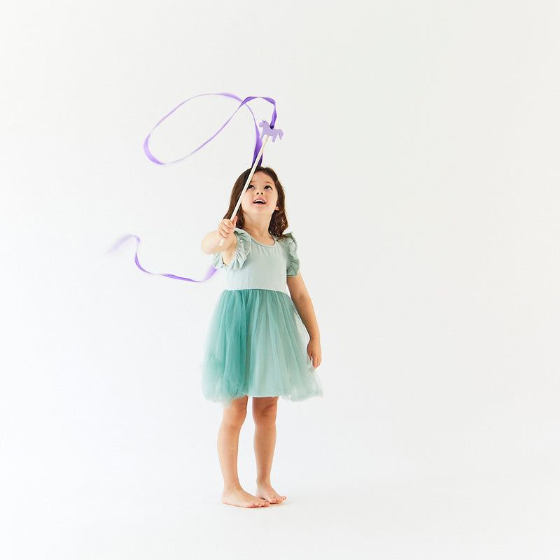 Silk Large Unicorn Streamer - Purple