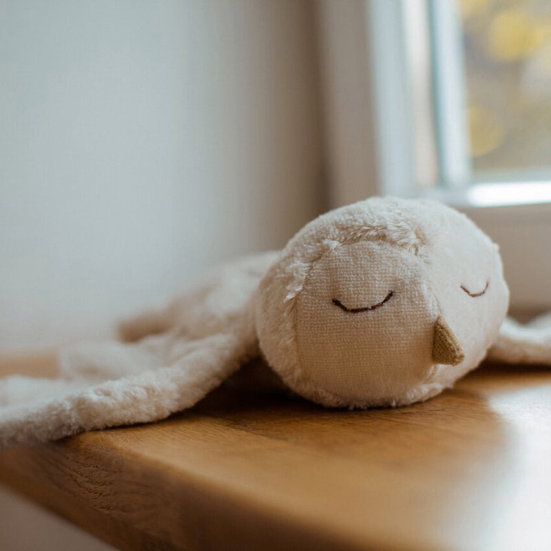 Cotton Small Snowy Owl - White