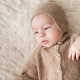 Baby Suri Alpaca Bonnet - Beige
