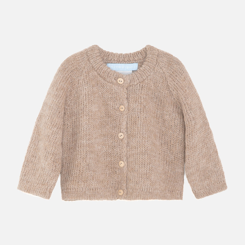 Baby Suri Alpaca Cardigan - Beige