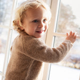 Suri Alpaca Cardigan - Beige