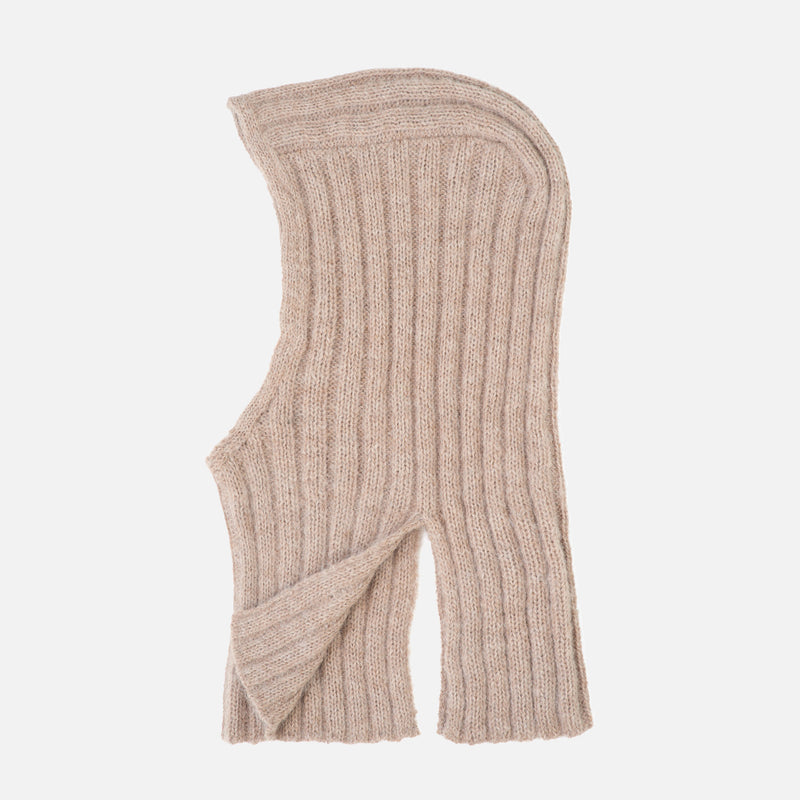 Women's Suri Alpaca Balaclava - Beige