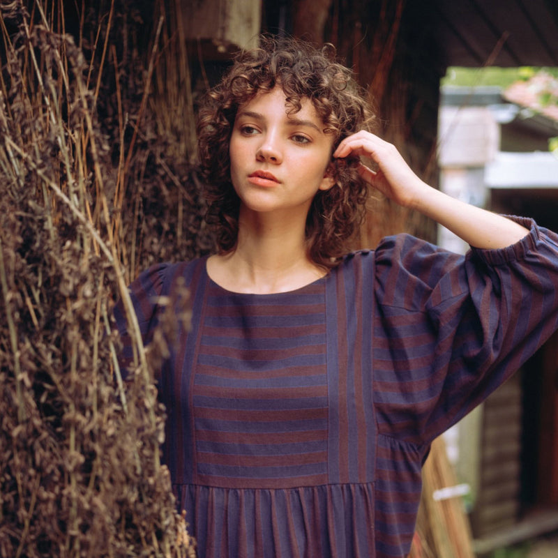 Women's Cotton/Linen Betsy Dress - Stripe