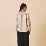 Women's Cotton Elodie Shirt - Ecru