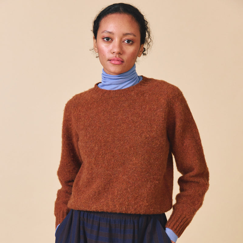 Women's Wool Nova Jumper - Whiskey