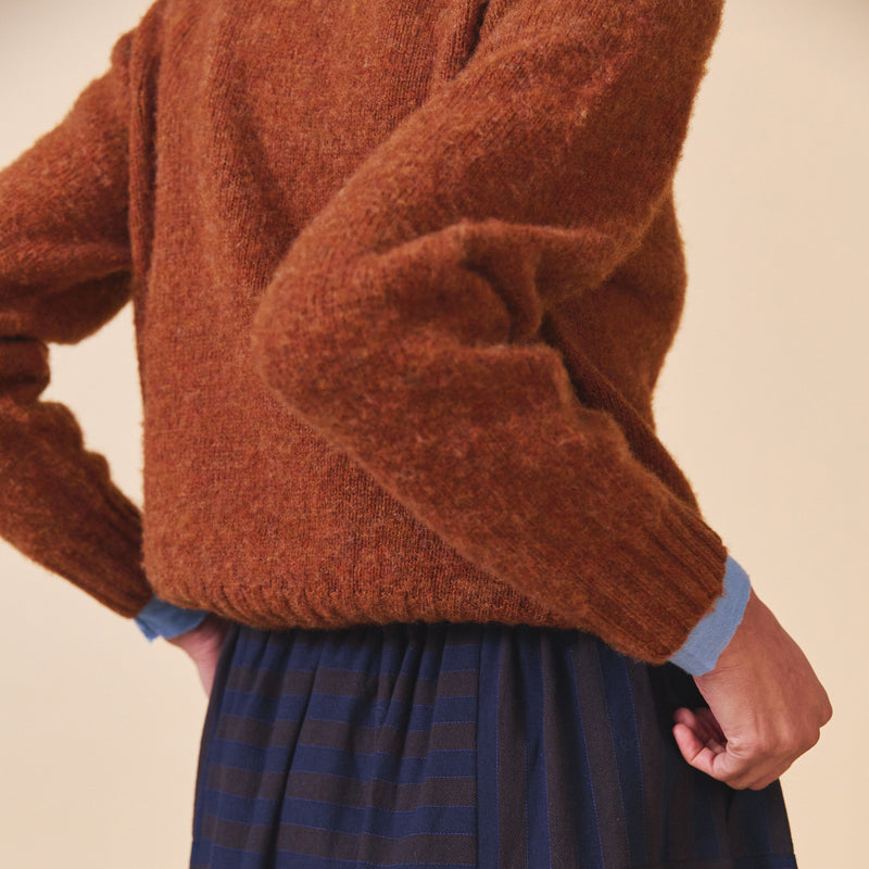 Women's Wool Nova Jumper - Whiskey