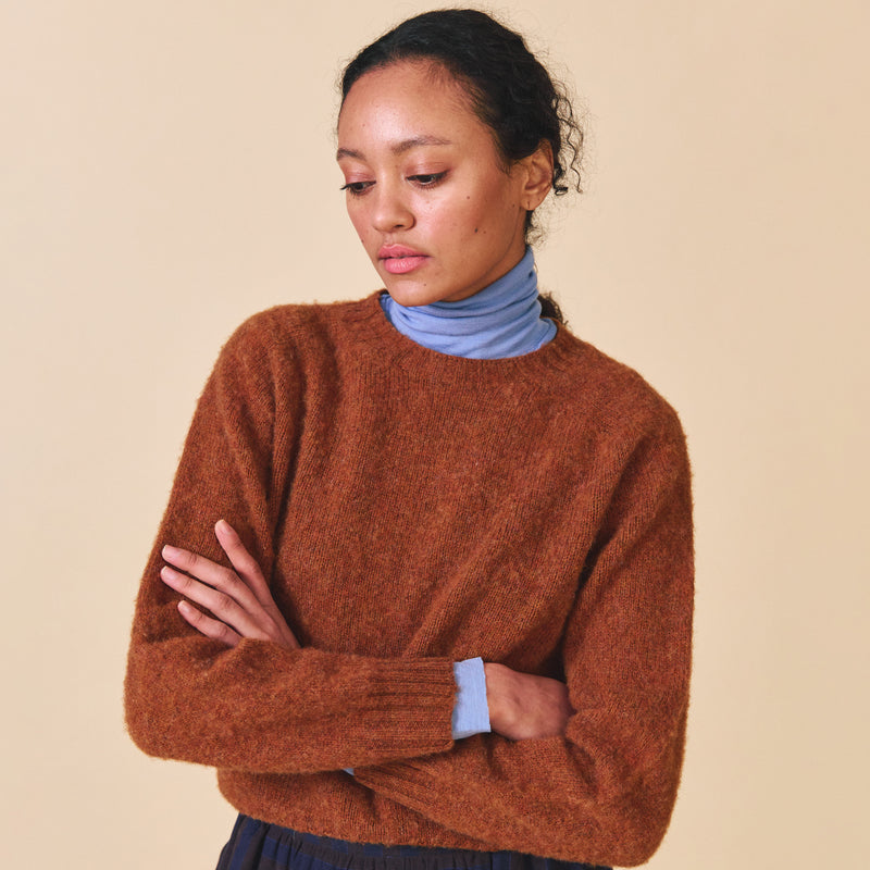 Women's Wool Nova Jumper - Whiskey