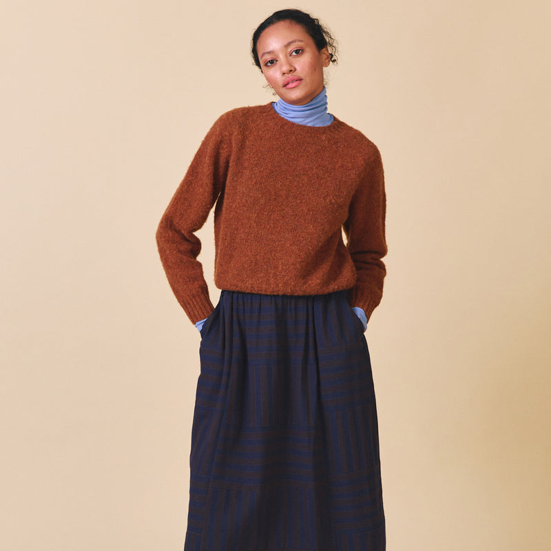 Women's Wool Nova Jumper - Whiskey