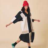 Women's Cotton Betty Dress - Mono Mix