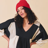 Women's Cotton Betty Dress - Mono Mix