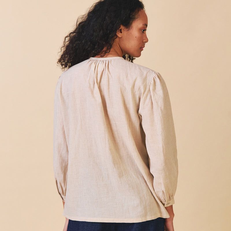 Women's Cotton Nancy Shirt - Oat