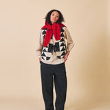 Women's Cotton Sib Vest - Mono Mix