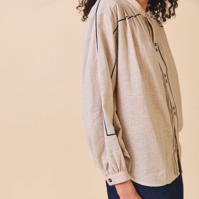 Women's Cotton Willow Shirt - Stone