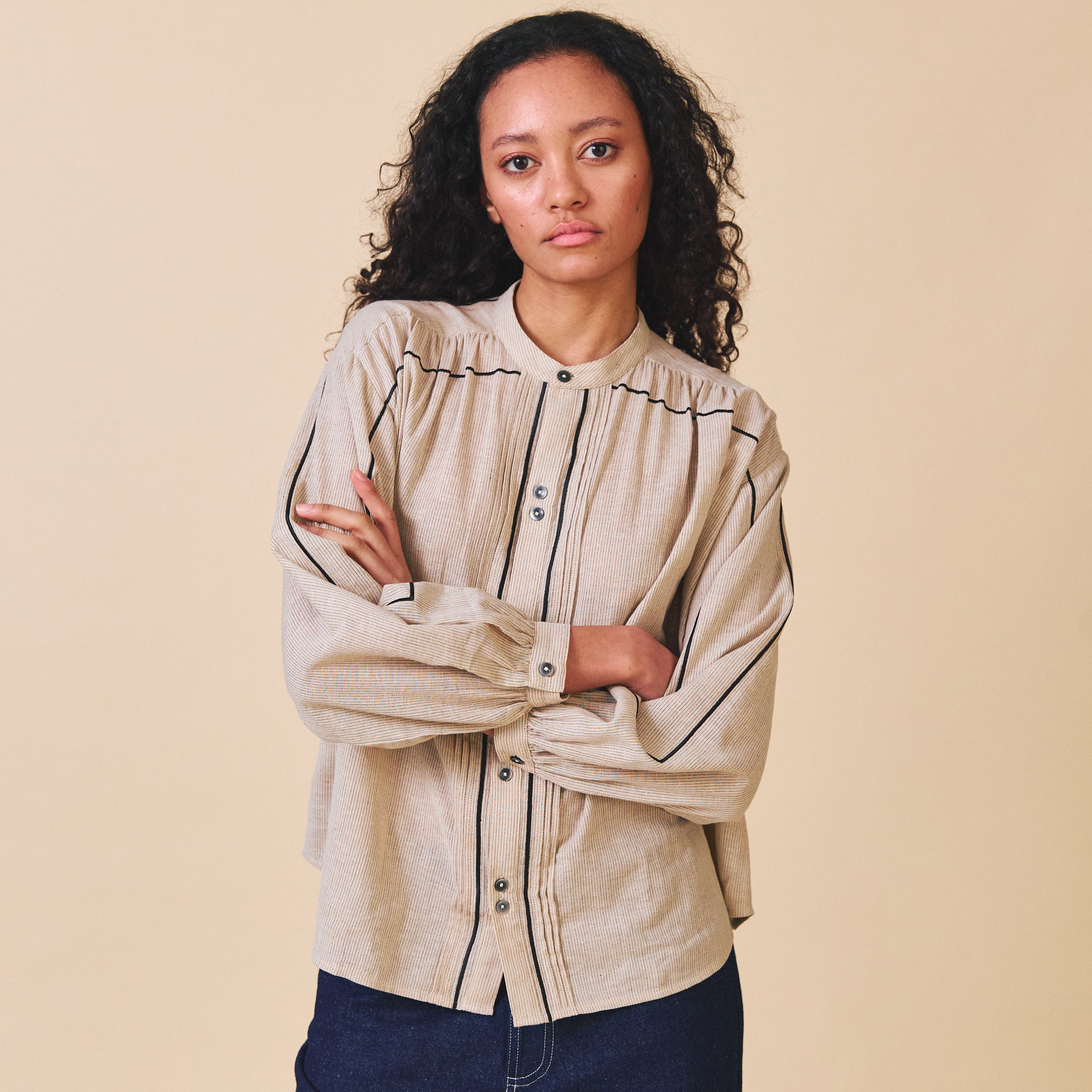 Women's Cotton Willow Shirt - Stone – MamaOwl