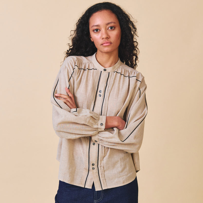 Women's Cotton Willow Shirt - Stone