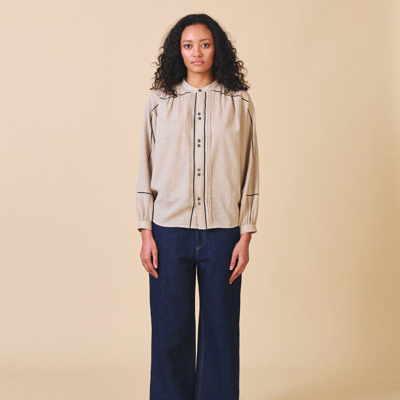 Women's Cotton Willow Shirt - Stone