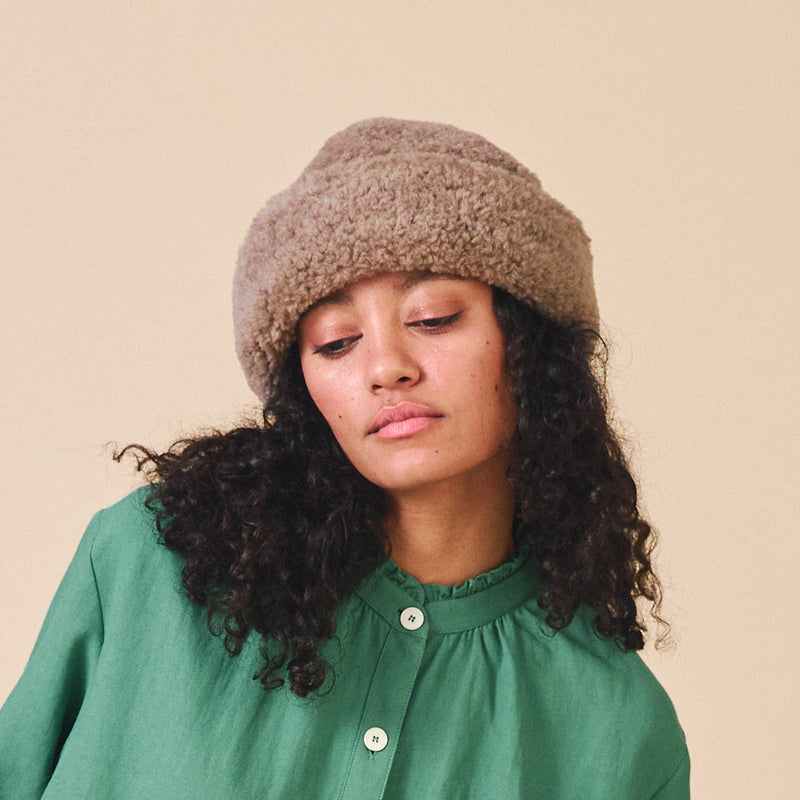 Women's Wool Cloud Hat - Mink