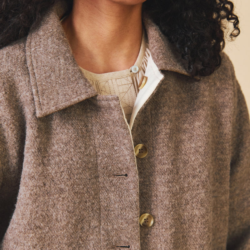 Women's Wool Rita Jacket - Mink