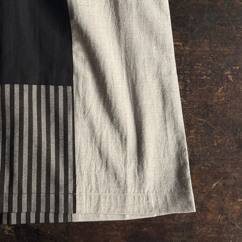 Women's Linen/Cotton Owl Dress - Patchwork Mix