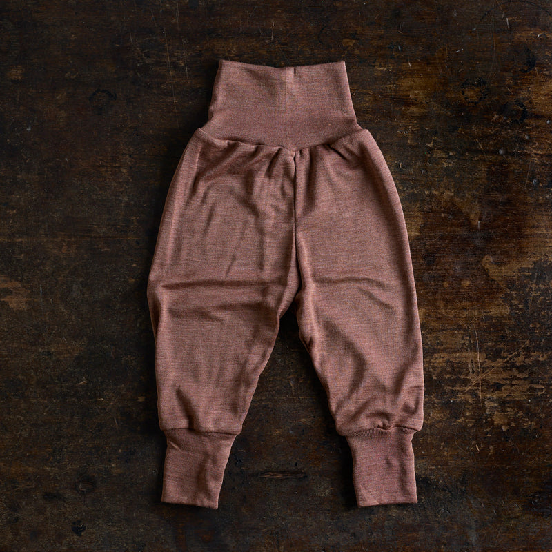 Batis Baby Pants - Merino Wool & Silk - Russet